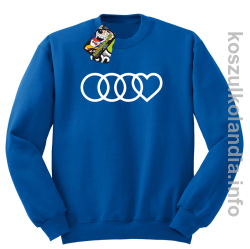 Audi LOVE niebieski