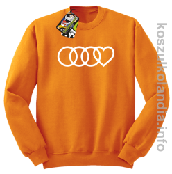 Audi LOVE pomarańczowy