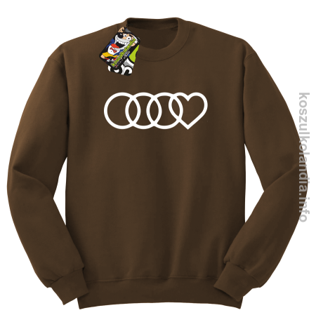 Audi LOVE - bluza męska bez kaptura