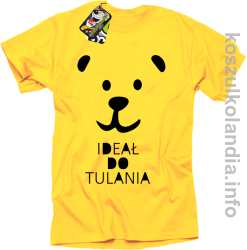 MISIO IDEAŁ DO TULANIA -  koszulka męska - żółta