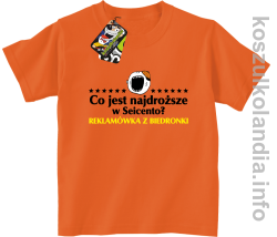 Co jest najdroższe w Seicento Reklamówka z Biedronki - koszulki dziecięce - pomarańczowa
