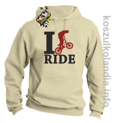 I love RIDE beżowy