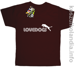 LoveDogs - Koszulka dziecięca brąz 