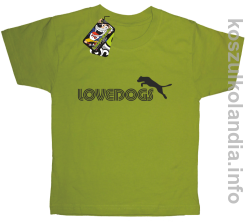 LoveDogs - Koszulka dziecięca kiwi