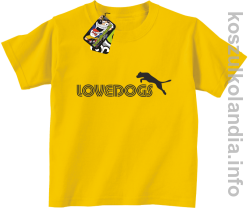 LoveDogs - Koszulka dziecięca żółta 
