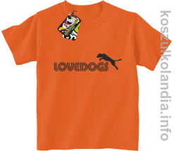 LoveDogs - Koszulka dziecięca pomarańcz 