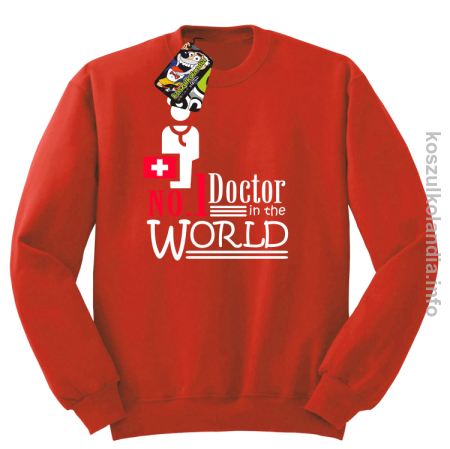 No.1 Doctor in the world - bluza bez kaptura