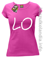 LO Część 1 LOVE Walentynki - koszulka damska - fusksja