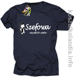 Szefowa wszystkich szefów - Small Girl - Koszulka standard granat