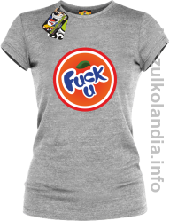Fuck ala Fanta - koszulka damska melanż 