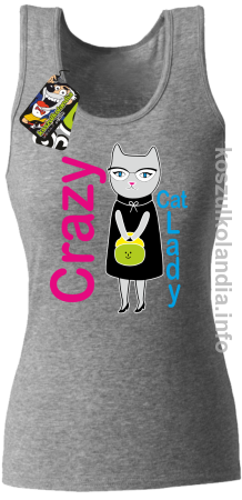Crazy CAT Lady - Top damski 