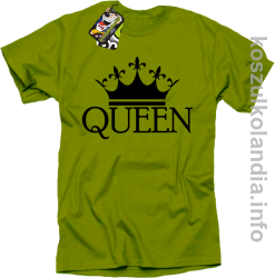 QUEEN Crown Style -  koszulka STANDARD - kiwi