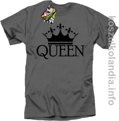 QUEEN Crown Style -  koszulka STANDARD - szara