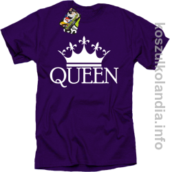 QUEEN Crown Style -  koszulka STANDARD - fioletowy