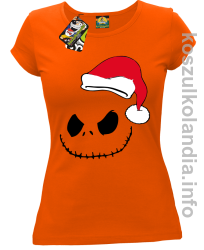 Halloween Santa Claus - Koszulka damska pomarańcz 