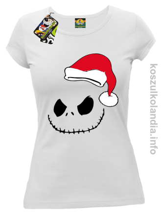 Halloween Santa Claus - Koszulka damska biała 