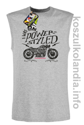 Motor I was born power styled - Bezrękawnik męski melanż 
