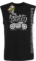 Motor I was born power styled - Bezrękawnik męski czarny 