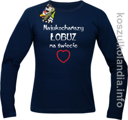 Najukochańszy łobuz na świecie - longsleeve - granatowy