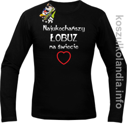 Najukochańszy łobuz na świecie - longsleeve - czarny