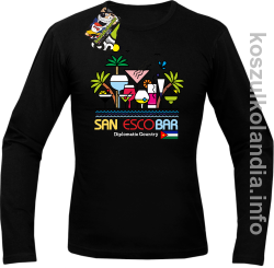 San Escobar Coctails - Longsleeve męski czarny 