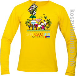 San Escobar Coctails - Longsleeve męski żółty 