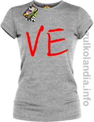 LO Część 2 LOVE Walentynki - koszulka damska - melanż