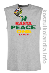 Rasta Peace ONE LOVE - bezrękawnik męski - melanż