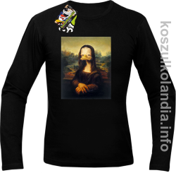 MonaLisa Mother Ducker - Longsleeve męski czarny 