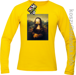 MonaLisa Mother Ducker - Longsleeve męski żółty 