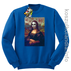 MonaLisa HelloJocker - Bluza standard bez kaptura niebieska 