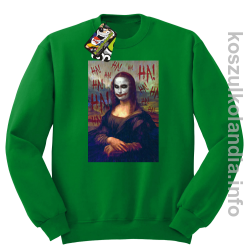 MonaLisa HelloJocker - Bluza standard bez kaptura zielona 
