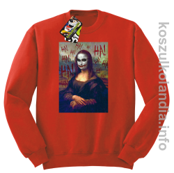 MonaLisa HelloJocker - Bluza standard bez kaptura czerwona 