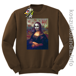 MonaLisa HelloJocker - Bluza standard bez kaptura brązowa 