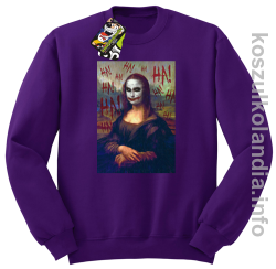 MonaLisa HelloJocker - Bluza standard bez kaptura fioletowa 