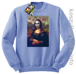 MonaLisa HelloJocker - Bluza standard bez kaptura błękitna 