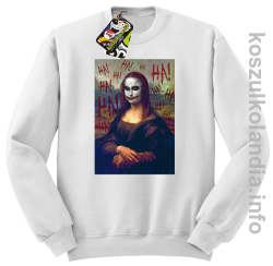 MonaLisa HelloJocker - Bluza standard bez kaptura biała 
