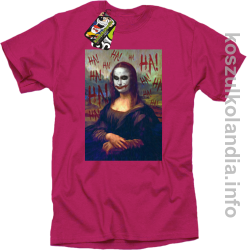 MonaLisa HelloJocker - Koszulka męska fuchsia 