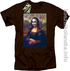 MonaLisa HelloJocker - Koszulka męska brązowa 