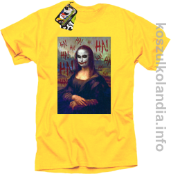 MonaLisa HelloJocker - Koszulka męska żółta 
