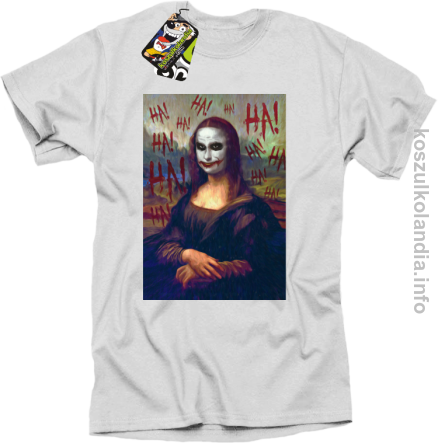 MonaLisa HelloJocker - Koszulka męska biała 