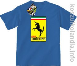 Unicorn Italia Parody Ferrari - koszulka dziecięca 3
