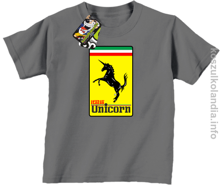 Unicorn Italia Parody Ferrari - koszulka dziecięca