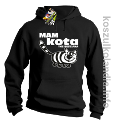 Mam kota the beściaka - Bluza z kapturem - czarna