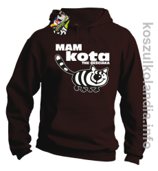 Mam kota the beściaka - Bluza z kapturem - brązowa