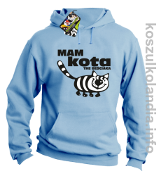 Mam kota the beściaka - Bluza z kapturem - błękitny