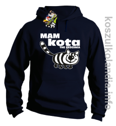 Mam kota the beściaka - Bluza z kapturem - granatowy