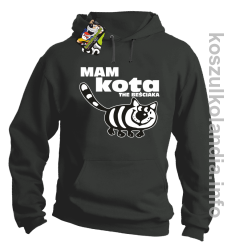 Mam kota the beściaka - Bluza z kapturem - szary