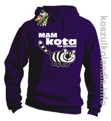 Mam kota the beściaka - Bluza z kapturem - fioletowa