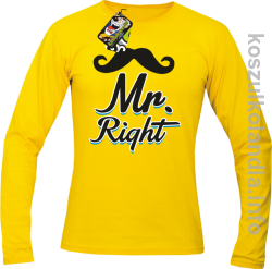 Mr Right - Longsleeve męski - żółta